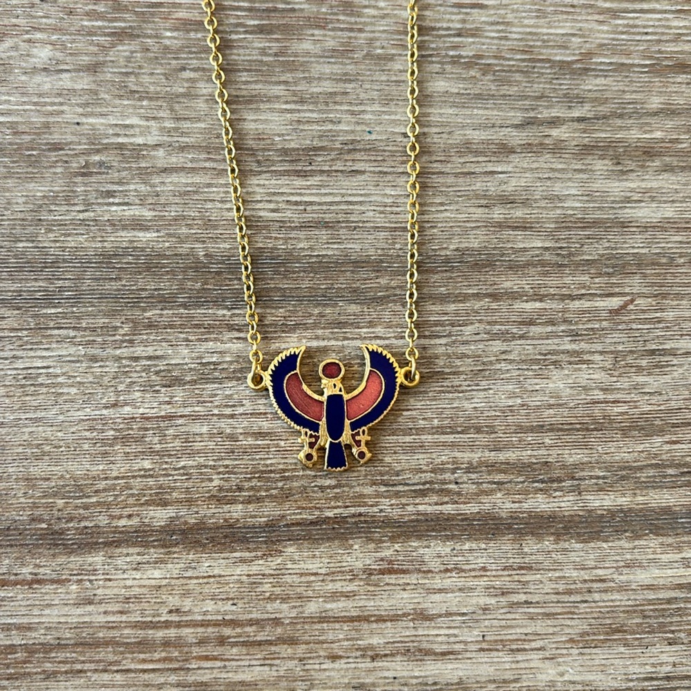 MMA 12 K Gold Plated Horus Necklace
